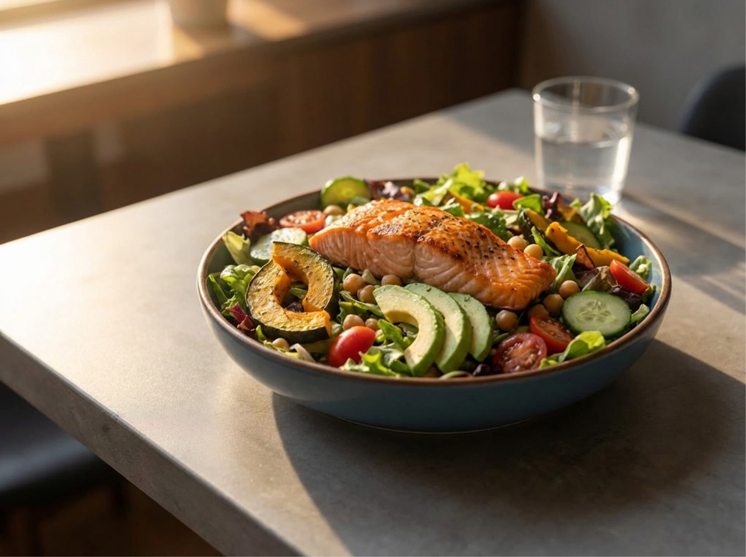 A healthy looking bowl of food